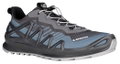 Lowa Wanderschuhe Merger Low GTX (All-Terrain, Synthetik/Textil, wasserdicht) stahlblau/anthrazit Herren